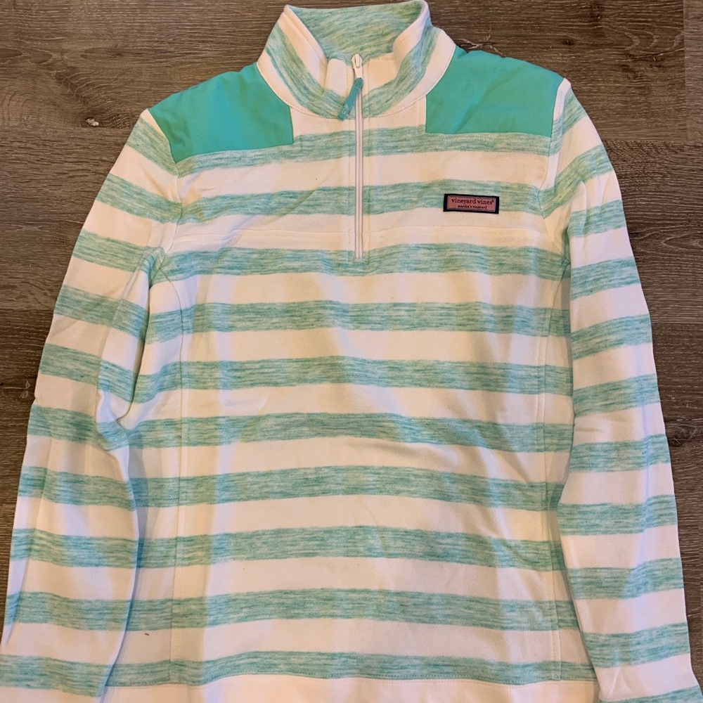 Vineyard Vines Striped Quarterzip - image 1